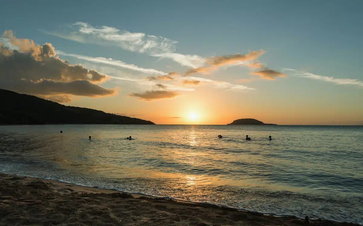 coucher de soleil sur la plage ile dOleron