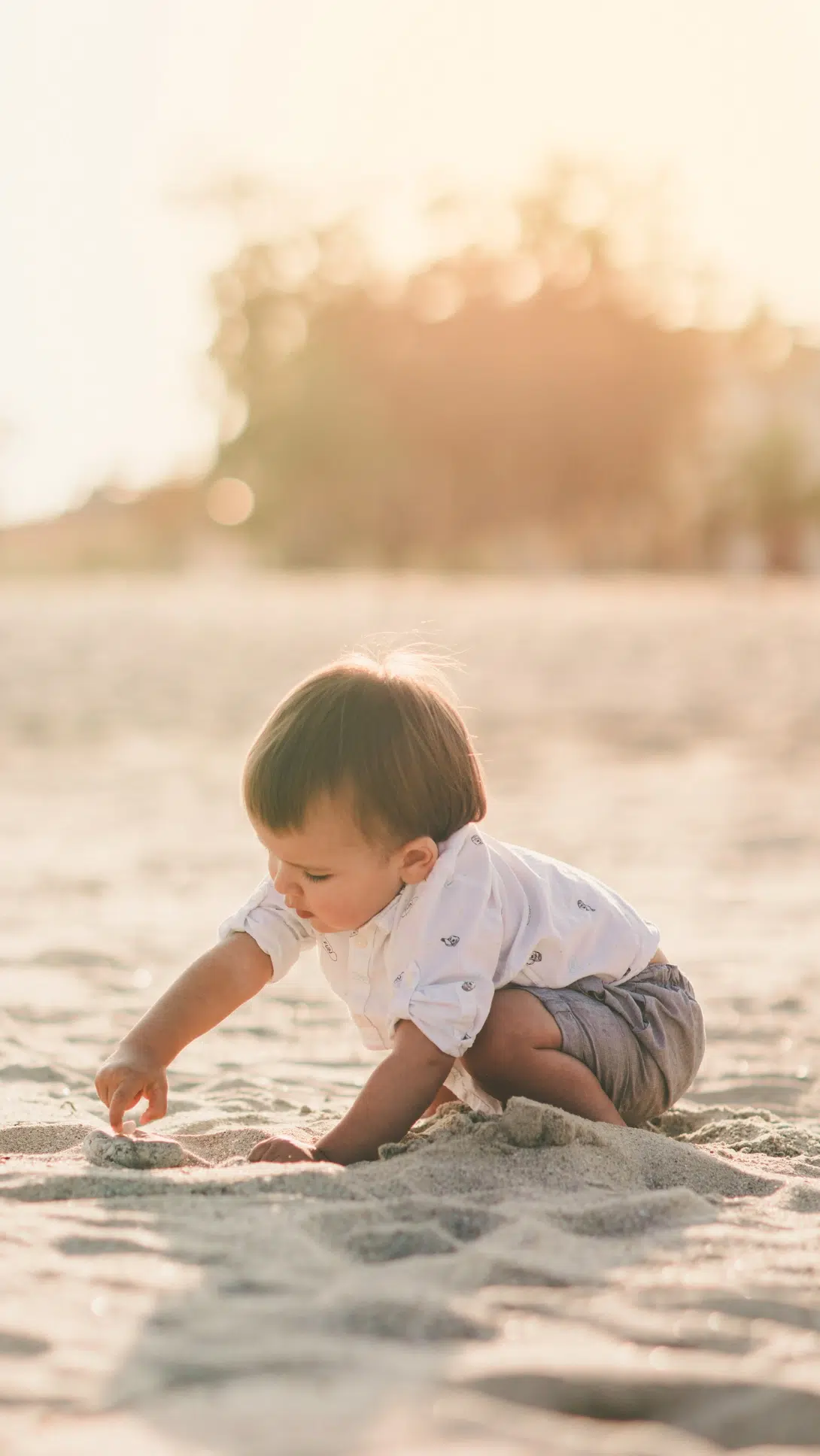 child on the beach