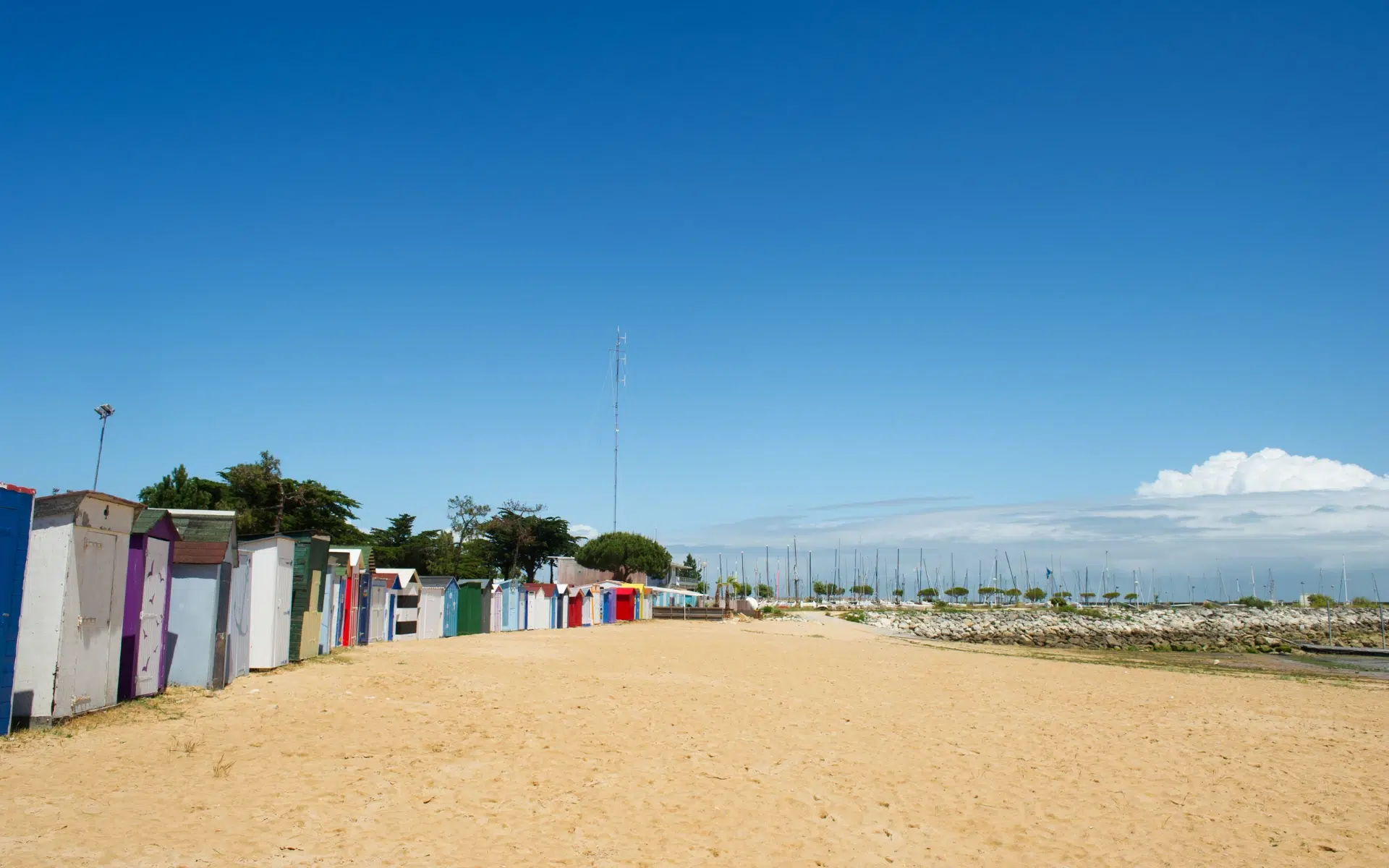 plage oleron cabines colores