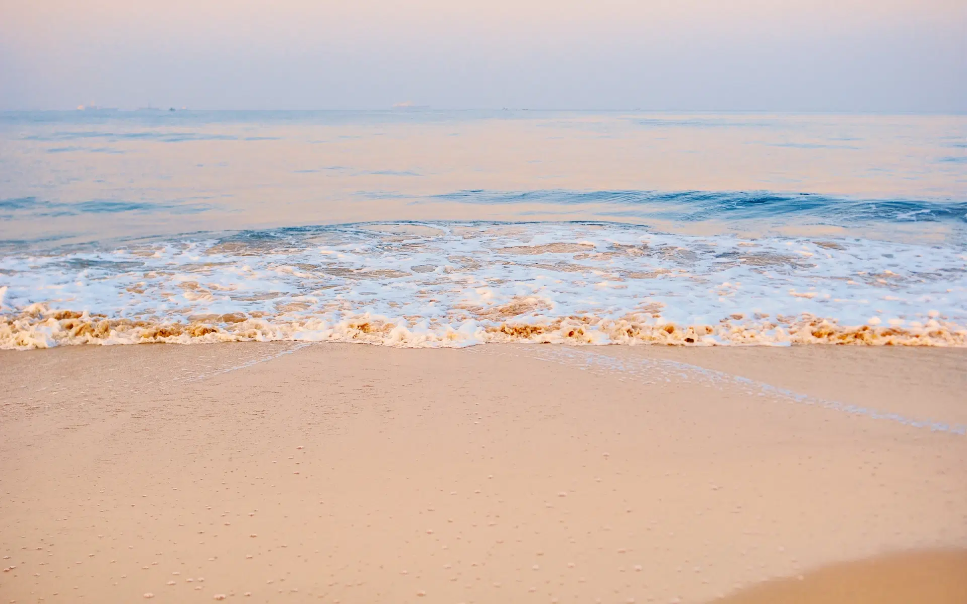 fine sand beach