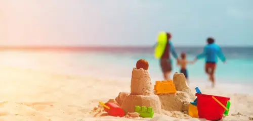 familledans la plage
